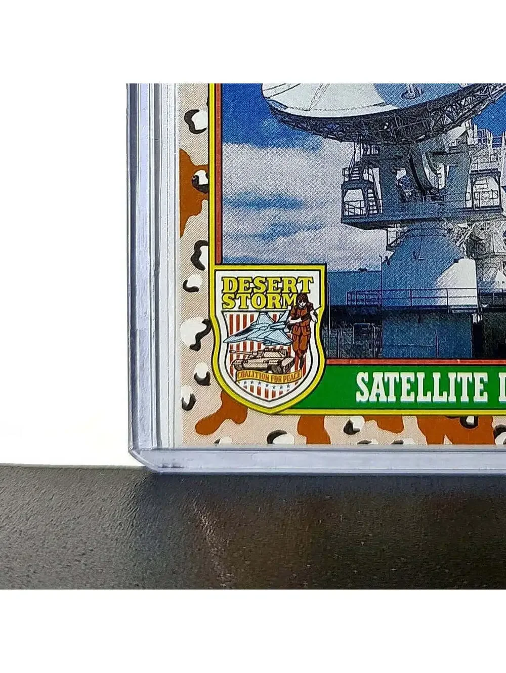 Satellite Dish 1991 Topps Desert Storm #72 Card